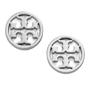 Tory Burch Circle Logo Earrings